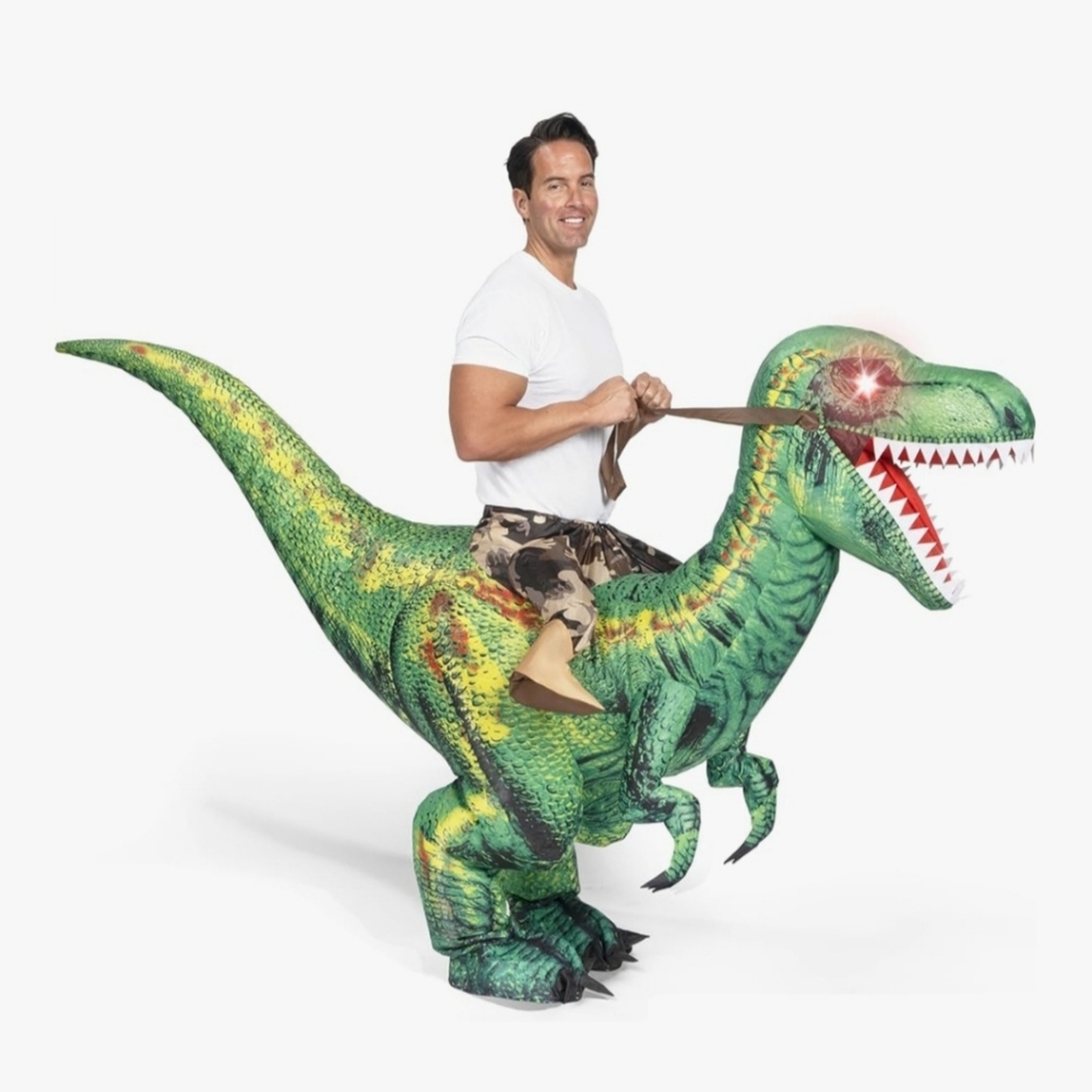 Adult Inflatable Dinosaur Costume - Picture 4 of 6
